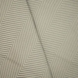 1 1/8 YD PC - Gray/Beige Indoor/Outdoor Textured Twill Decorating Fabric