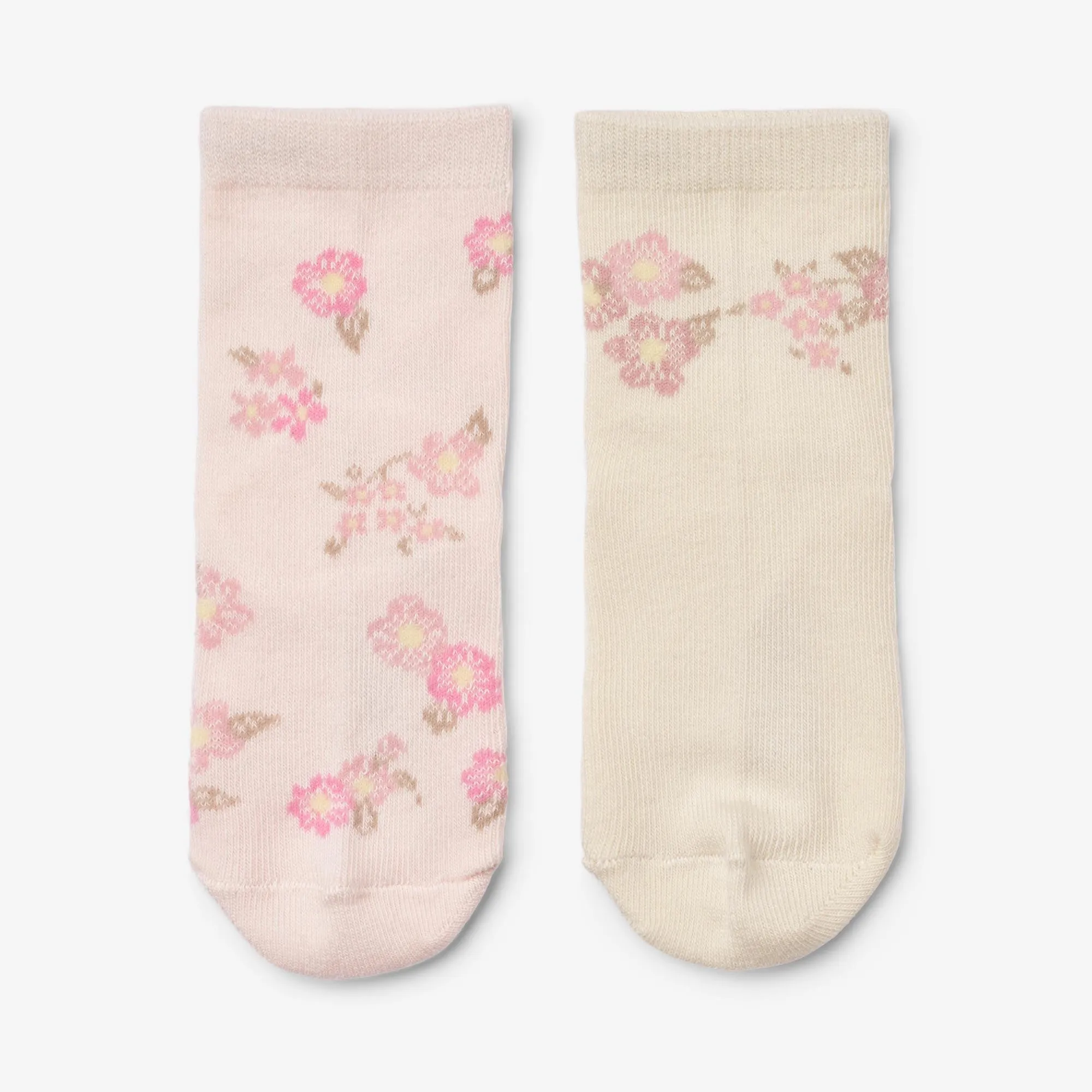 2 pk pattern Luna socks - rose