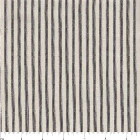 20 YD YD-Black Duck Ticking Bolt Fabric