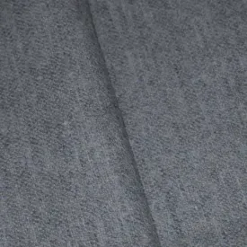 3 1/8 YD PC - Foggy Gray Soft Textured Wool Blend Woven Decorating Fabric