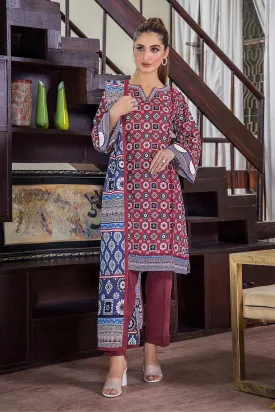 3 Pcs Unstitched Khaddar Suit KKH-2224