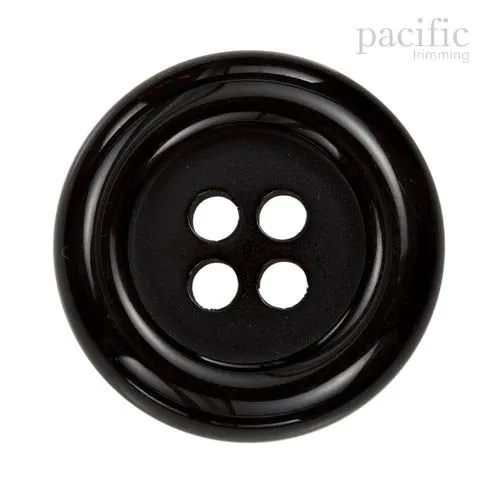 4 Hole Round Rim Polyester Button 120633KR