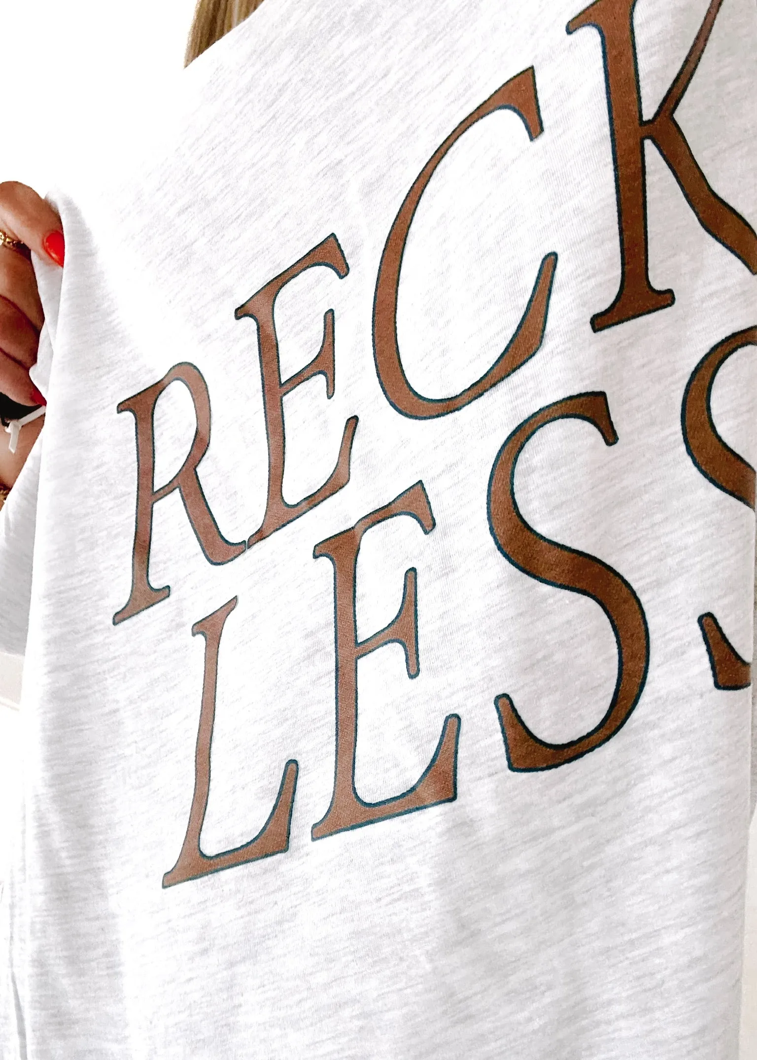 90's RECKLESS SIDE SLIT TEE