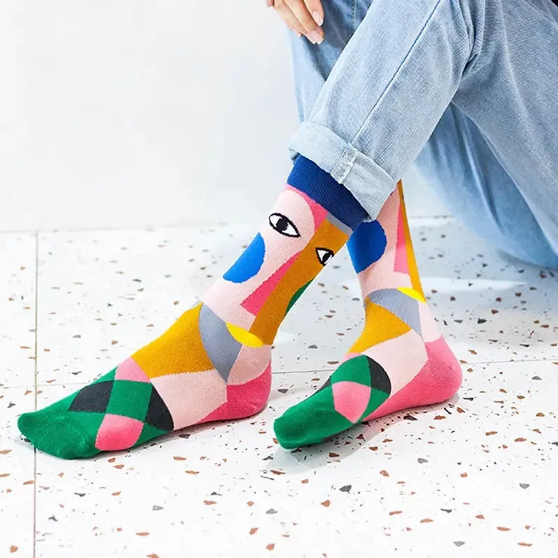 Abstract Art Socks from the Sock Panda (Adult Medium - Women's Shoe Sizes 5-10)