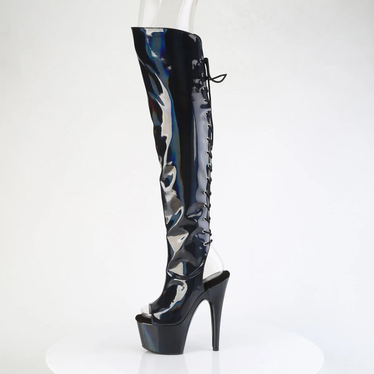 ADORE-3019HWR Open Toe Over-the-Knee Boots