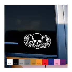 Airborne Skull Vinyl Decal