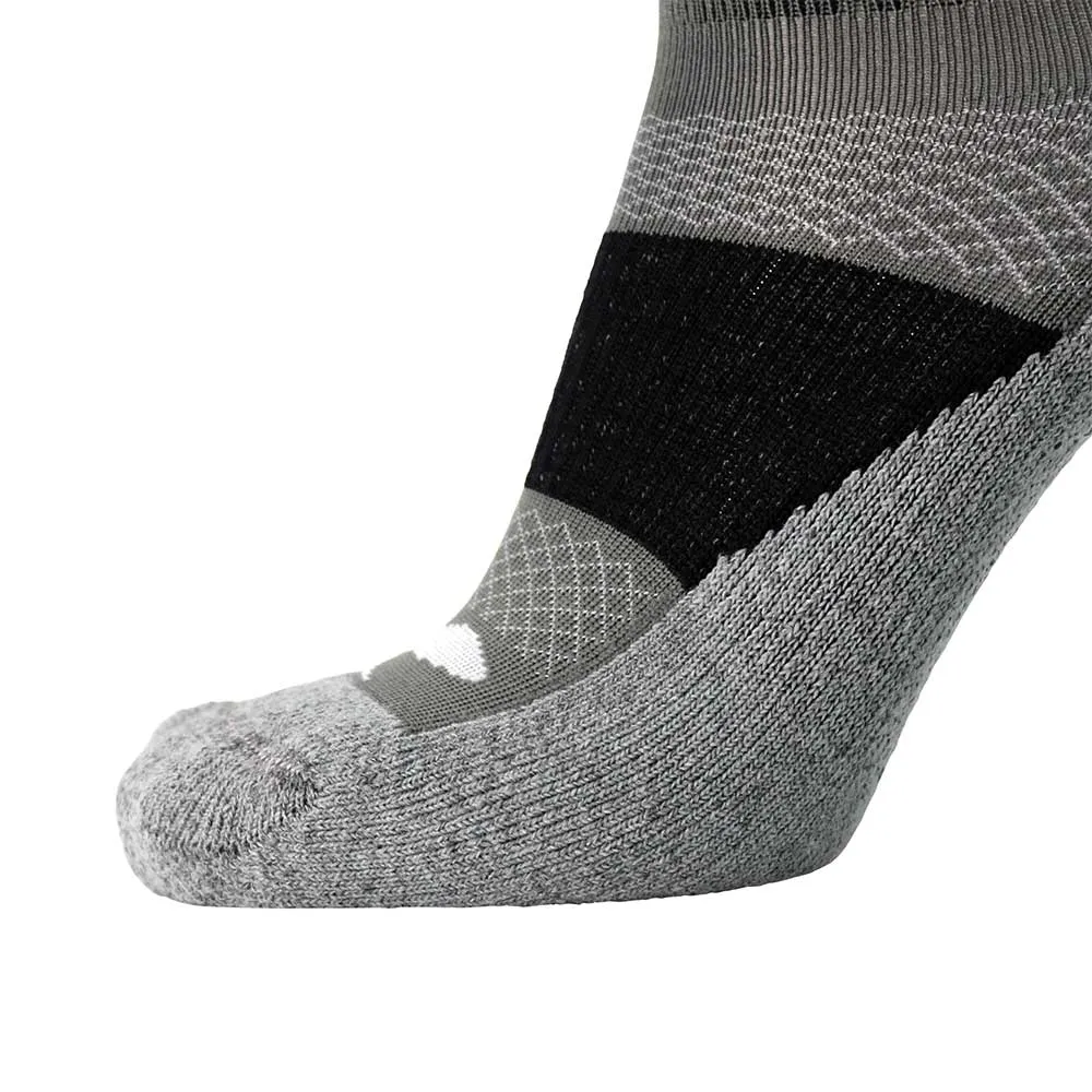 All Gender High Point Crew Sock - Asphalt/Black