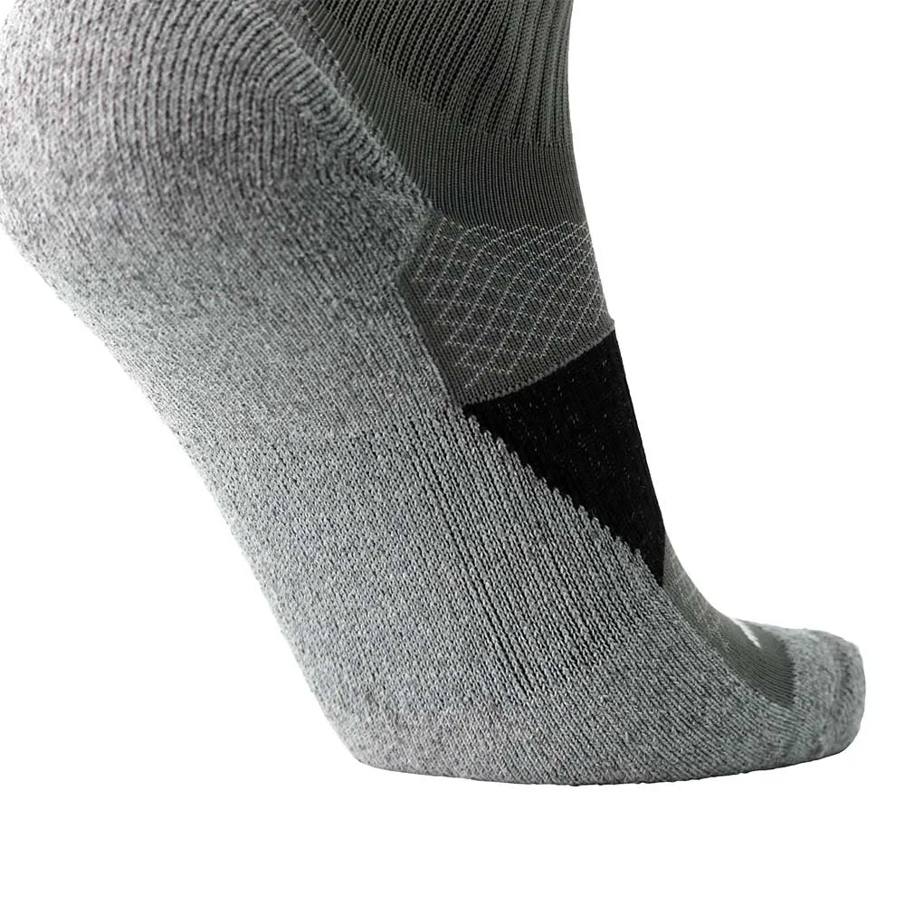 All Gender High Point Crew Sock - Asphalt/Black