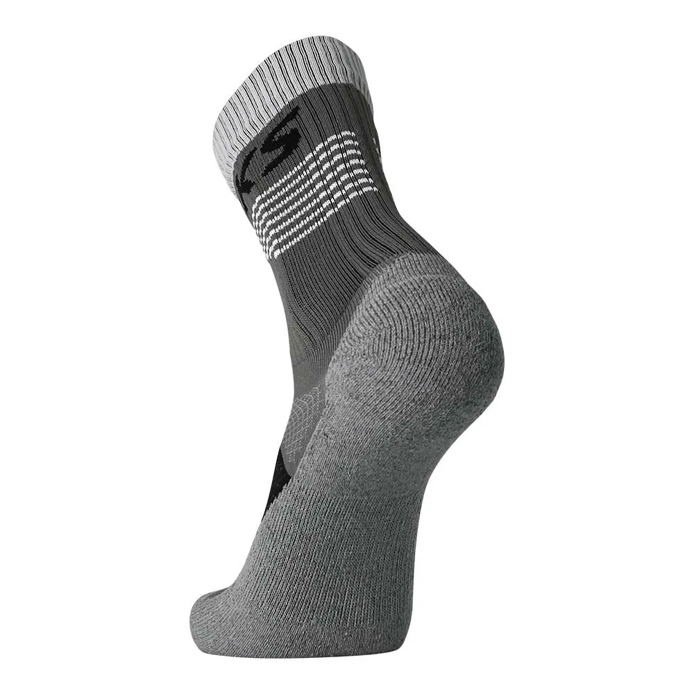 All Gender High Point Crew Sock - Asphalt/Black