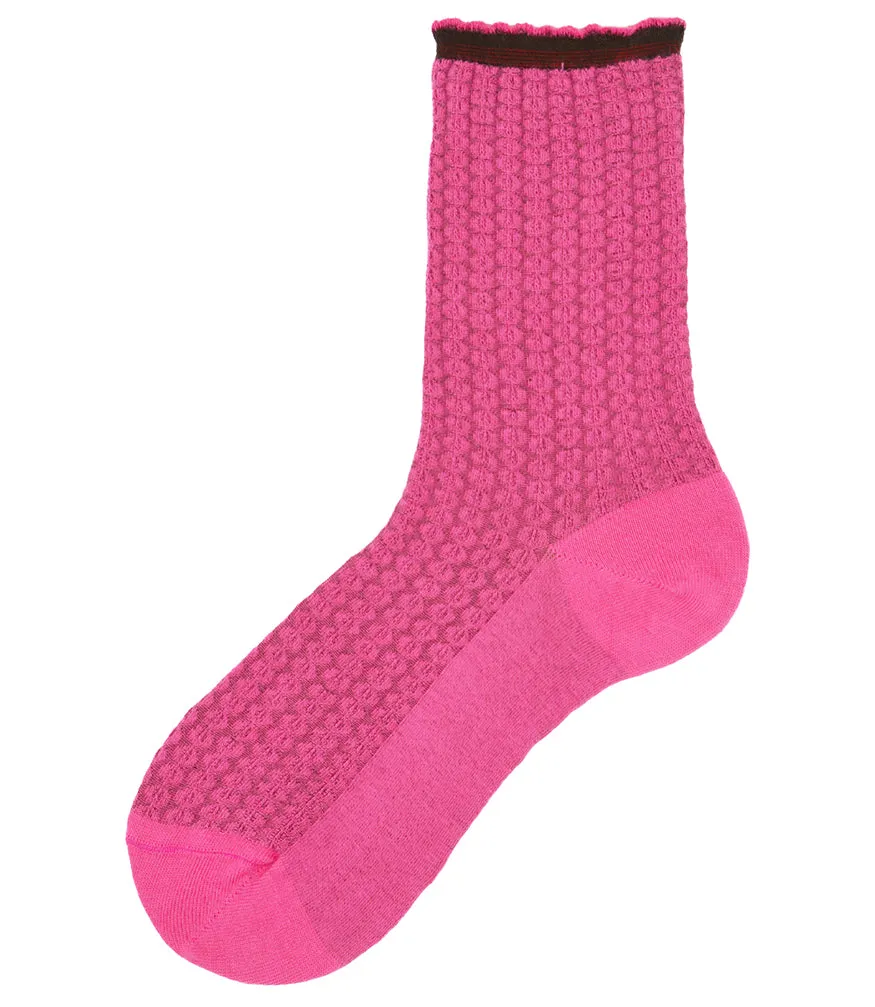 Alto Milano Pink Gilma Short Socks