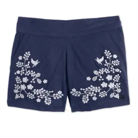 Applique High-waist Short