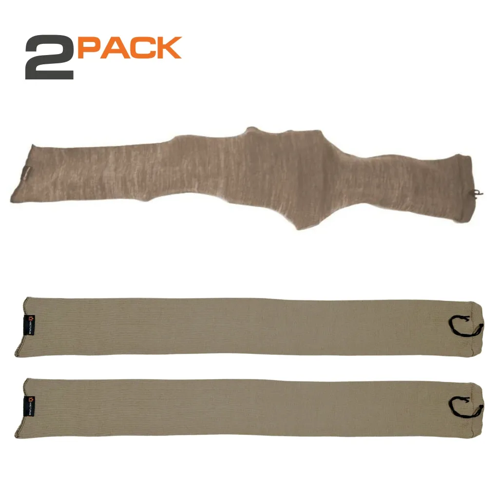 Arcturus 47" Silicone Treated Gun Socks - Coyote Brown 2-Pack