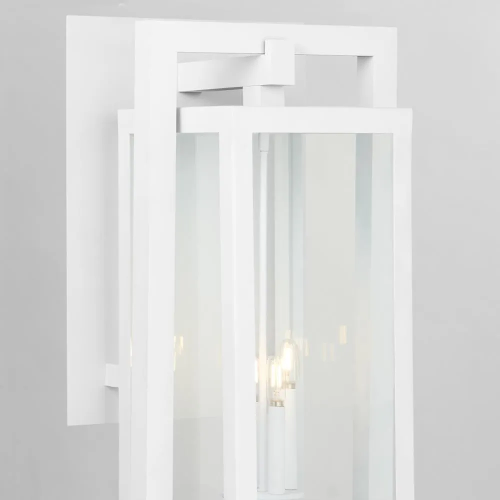 Arlo 30" Coastal Outdoor Wall Lantern - White