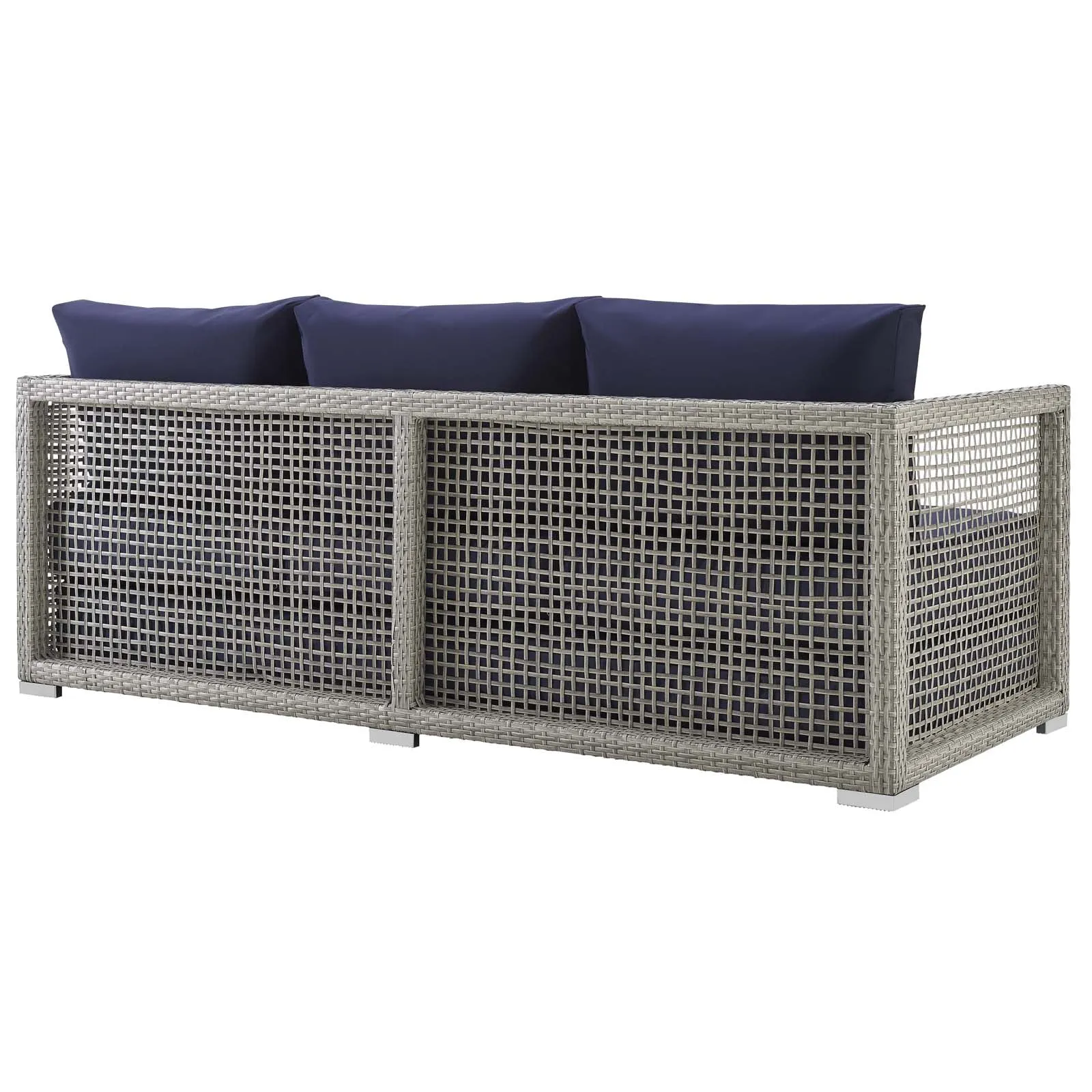 Aura 6 Piece Outdoor Patio Wicker Rattan Set by Modway