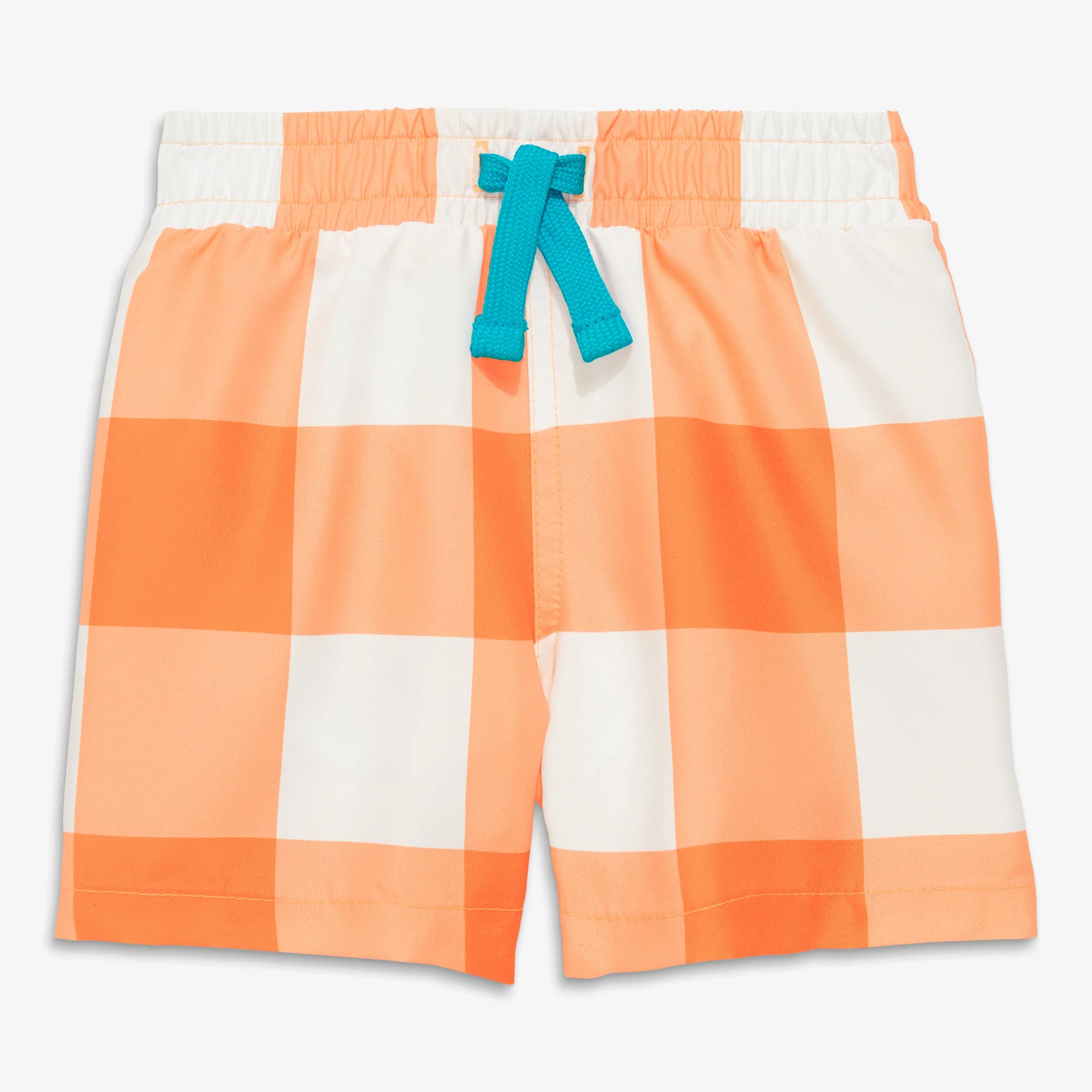 Baby swim trunk in gingham