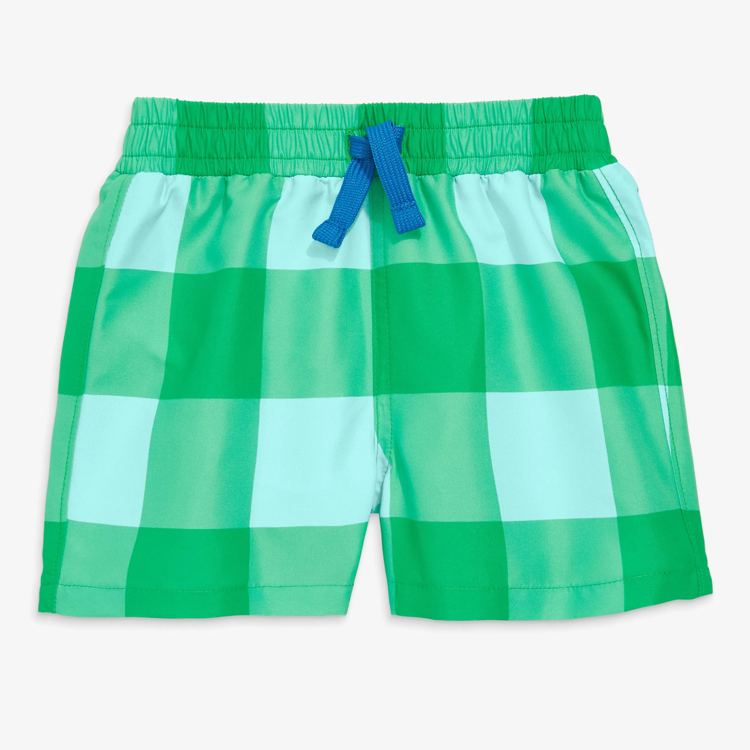 Baby swim trunk in gingham