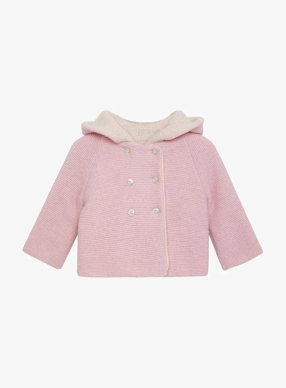 Baby Teddy Coat in Pale Pink