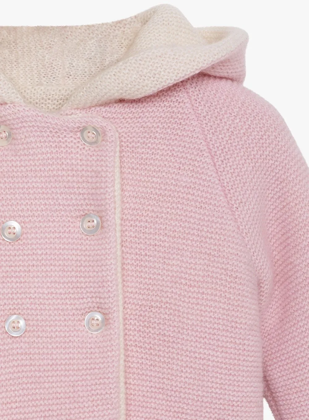 Baby Teddy Coat in Pale Pink