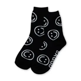 Baggu Crew Socks - Black Happy