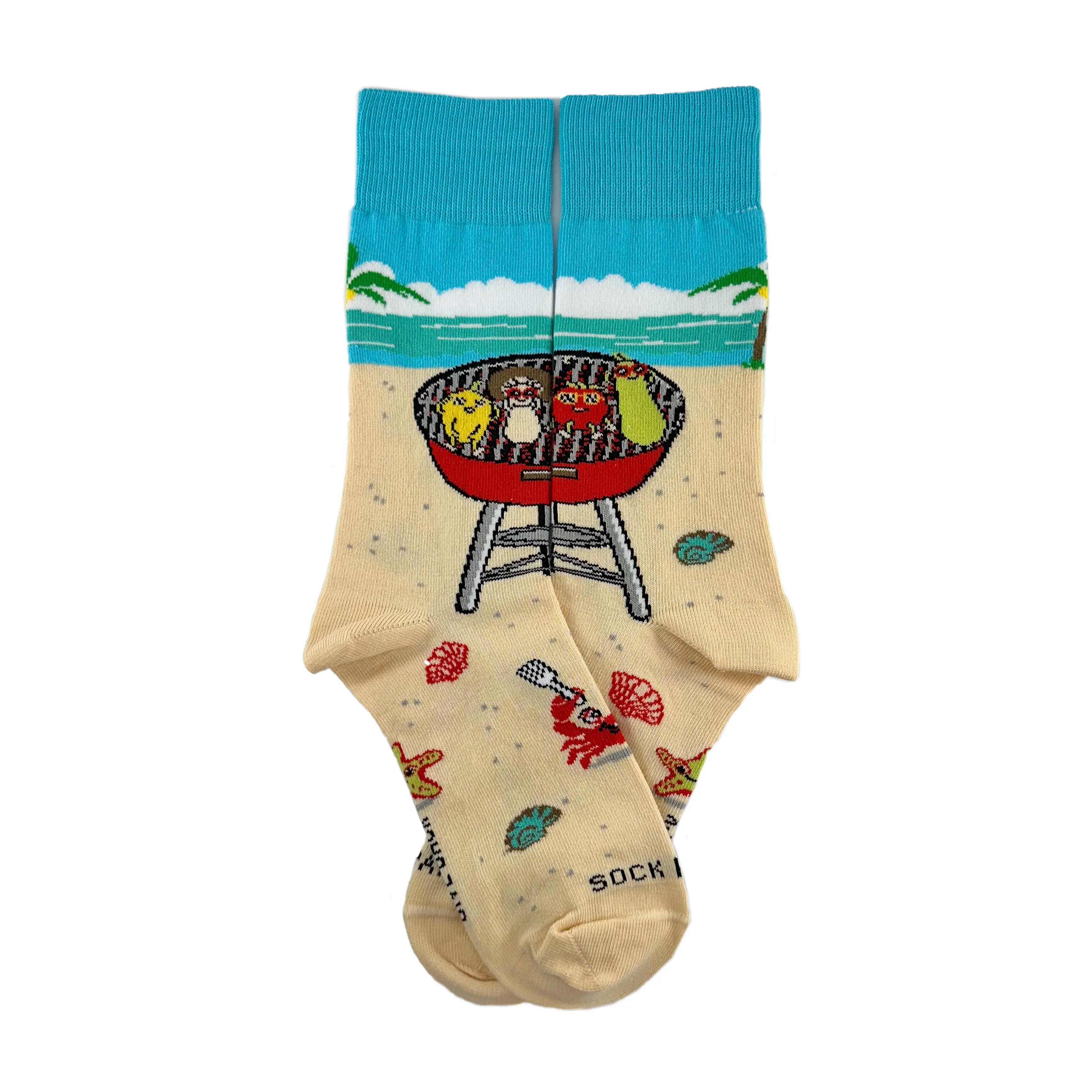 Barbeque Socks from the Sock Panda (Adult Small - Shoe Sizes 2-5)