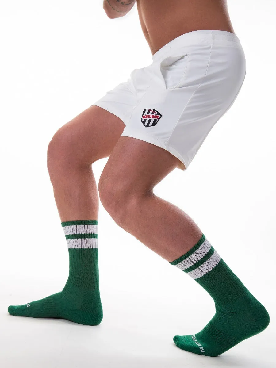 Barcode Berlin Gym Socks Army White