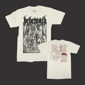 Behemoth Lvcifer Natural White T-Shirt w/ Backprint