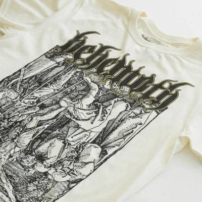 Behemoth Lvcifer Natural White T-Shirt w/ Backprint