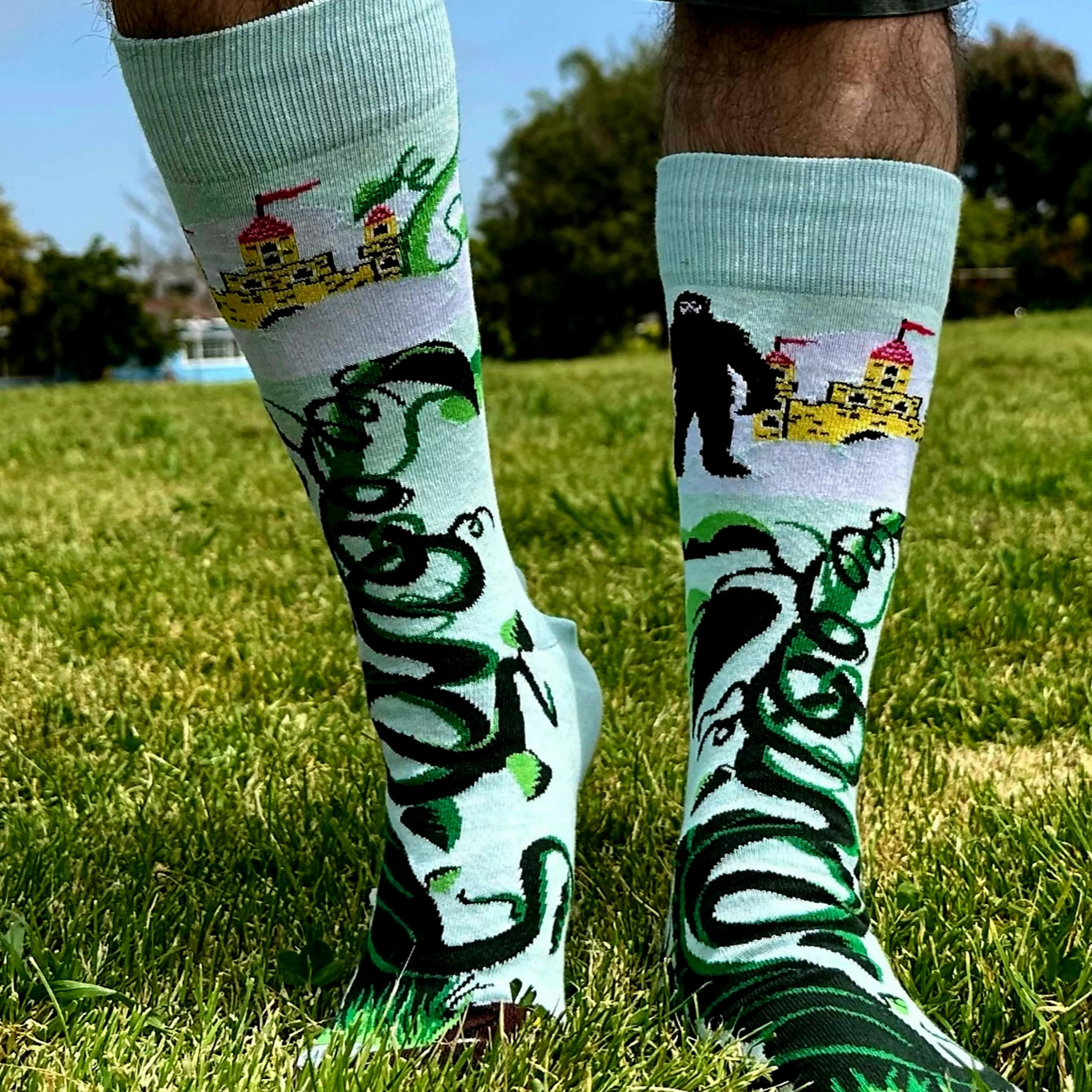 Bigfoot and the Beanstalk Socks