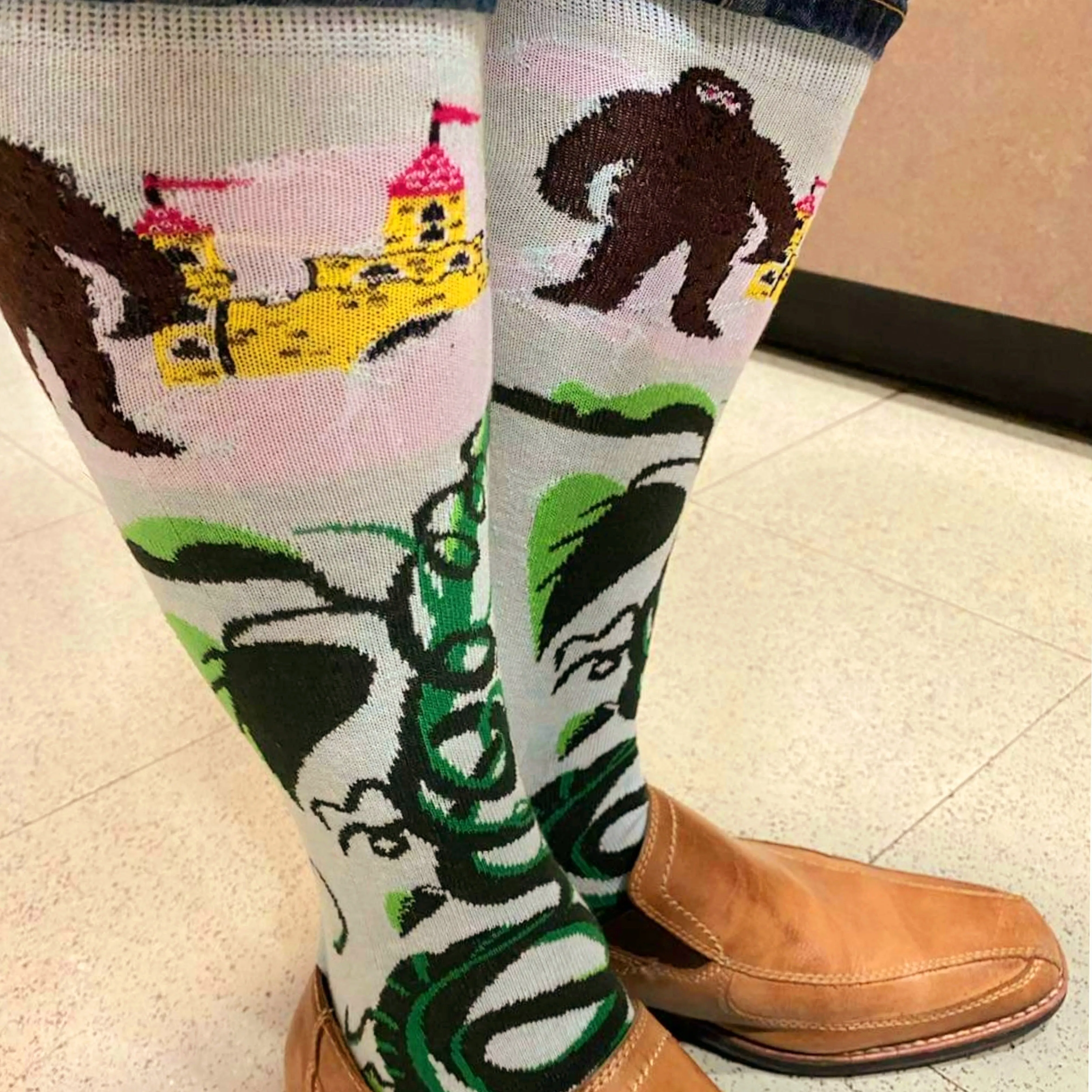 Bigfoot and the Beanstalk Socks