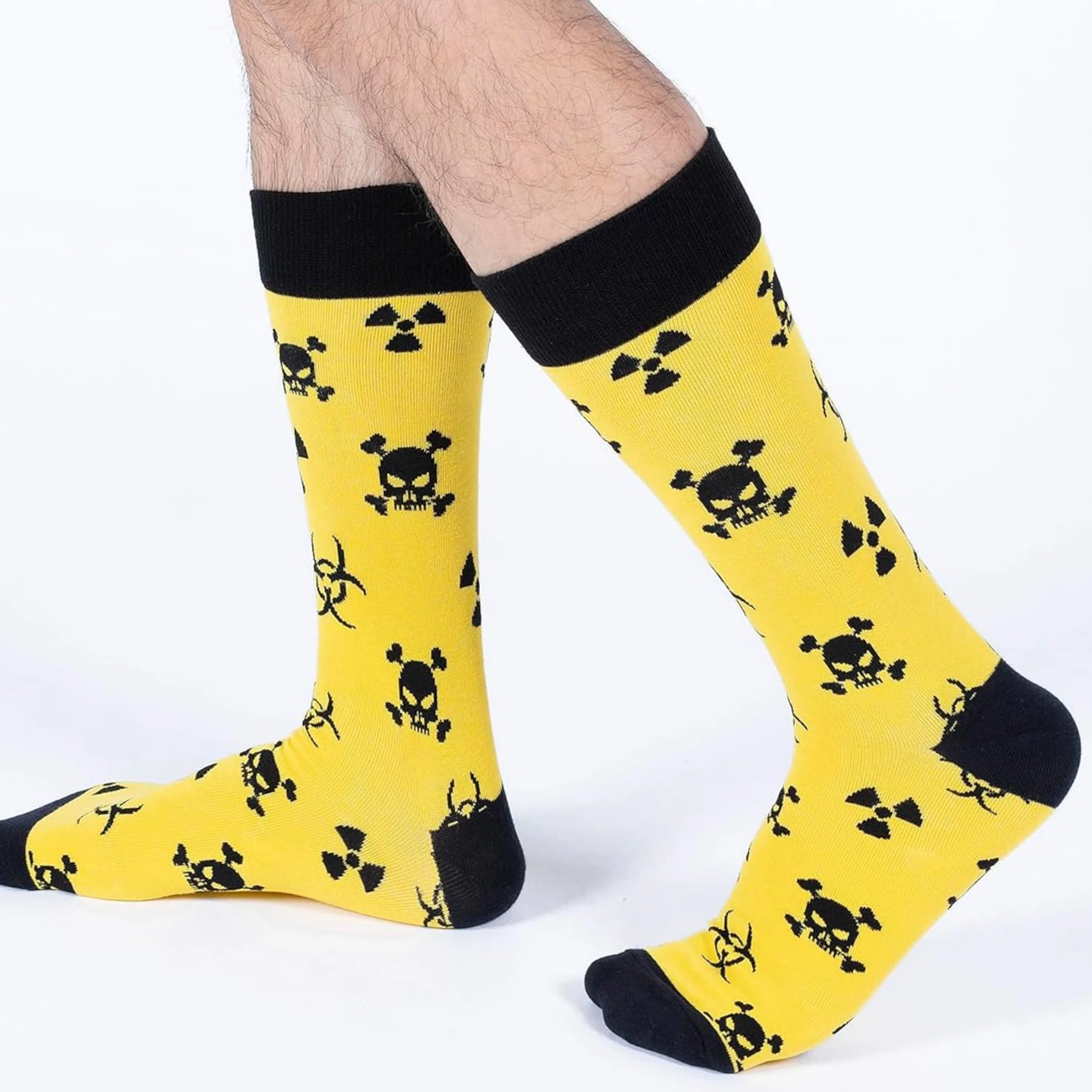 Biohazard Socks from the Sock Panda (Adult Large - Men's Shoe Sizes 8-12)