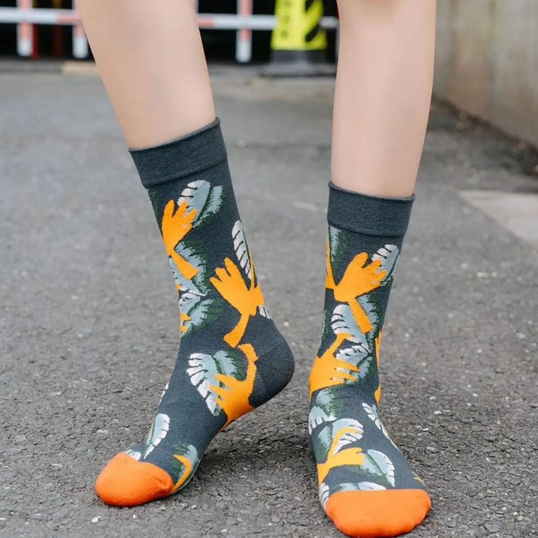 Birds of a Feather Socks from the Sock Panda (Adult Medium - Women's Shoe Sizes 5-10)