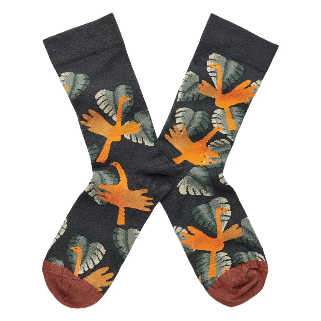 Birds of a Feather Socks from the Sock Panda (Adult Medium - Women's Shoe Sizes 5-10)