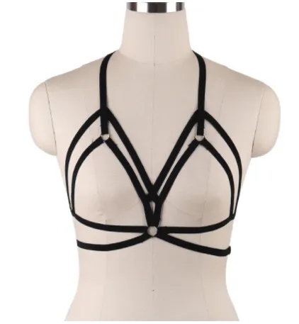 Black Multi-Strapped Harness