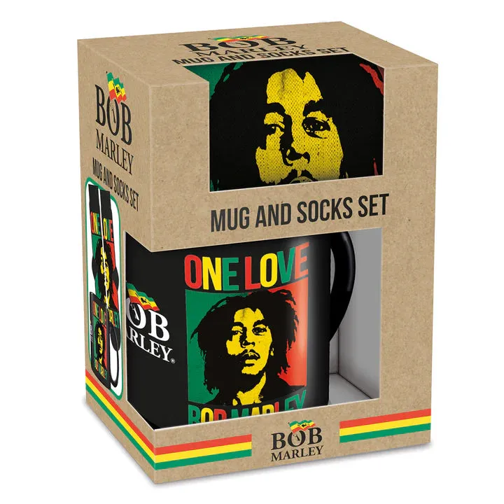 Bob Marley Mug & Sock Set