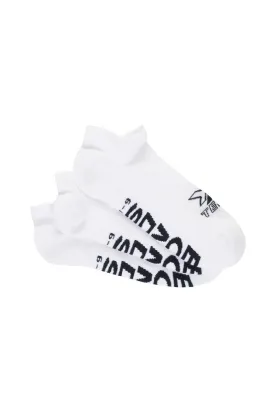 Bonds Mens X-Temp Low Cut Socks 3 Pack - White Pack