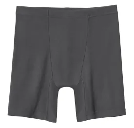 Boys Soft Organic Cotton Athletic Boxer Brief| Charcoal