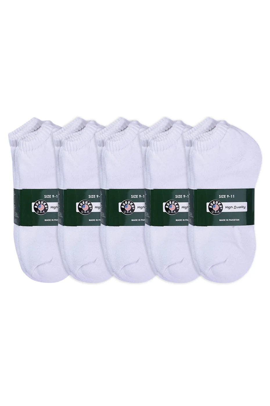 BURUKA NO SHOW SPORTS SOCKS (BK295_WHITE)