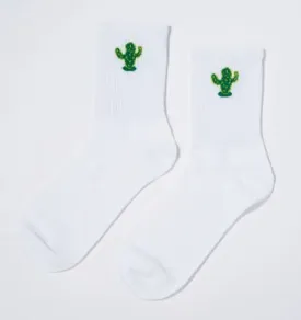 Cactus Design Ankle Socks