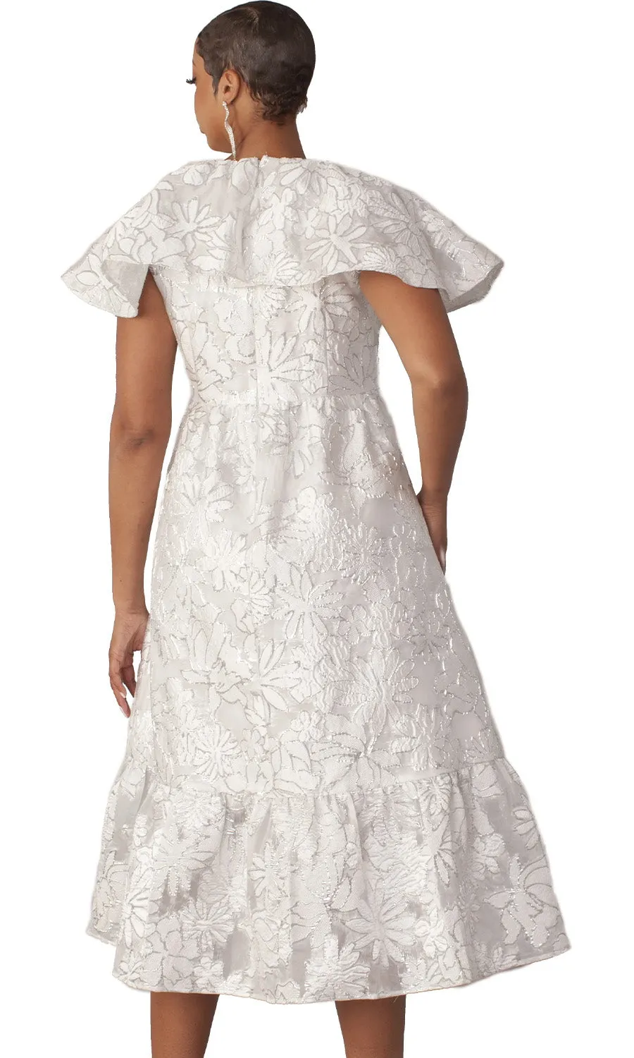 Chancele Church Dress 9725-White