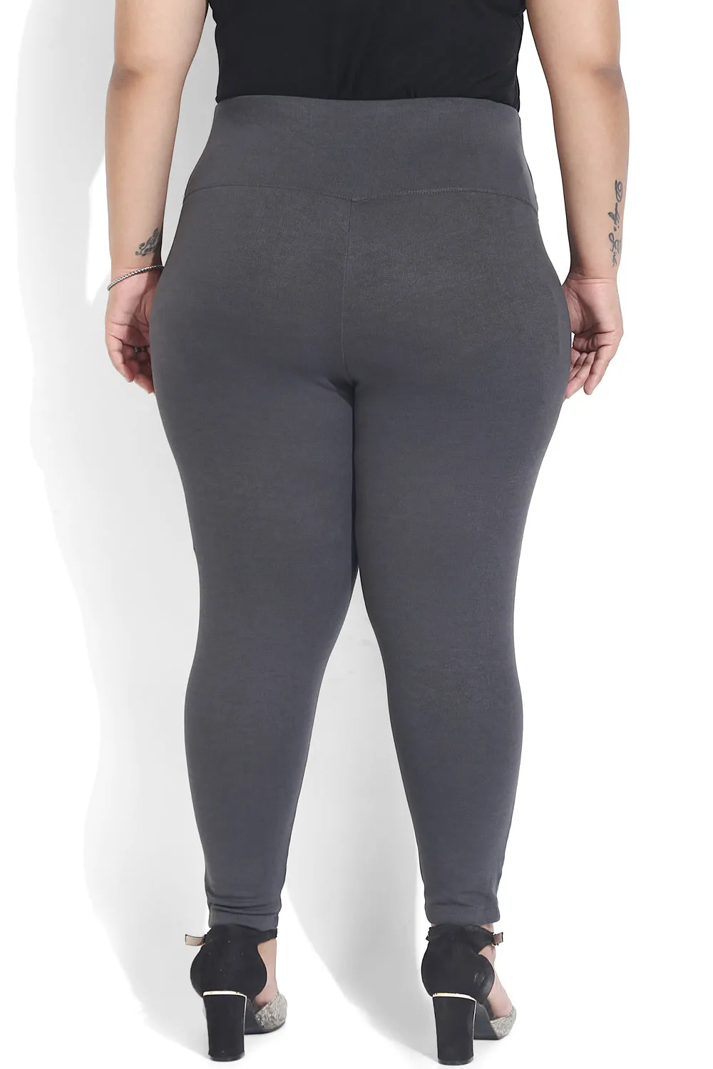 Charcoal Grey Essential Tummy Shaper Jegging