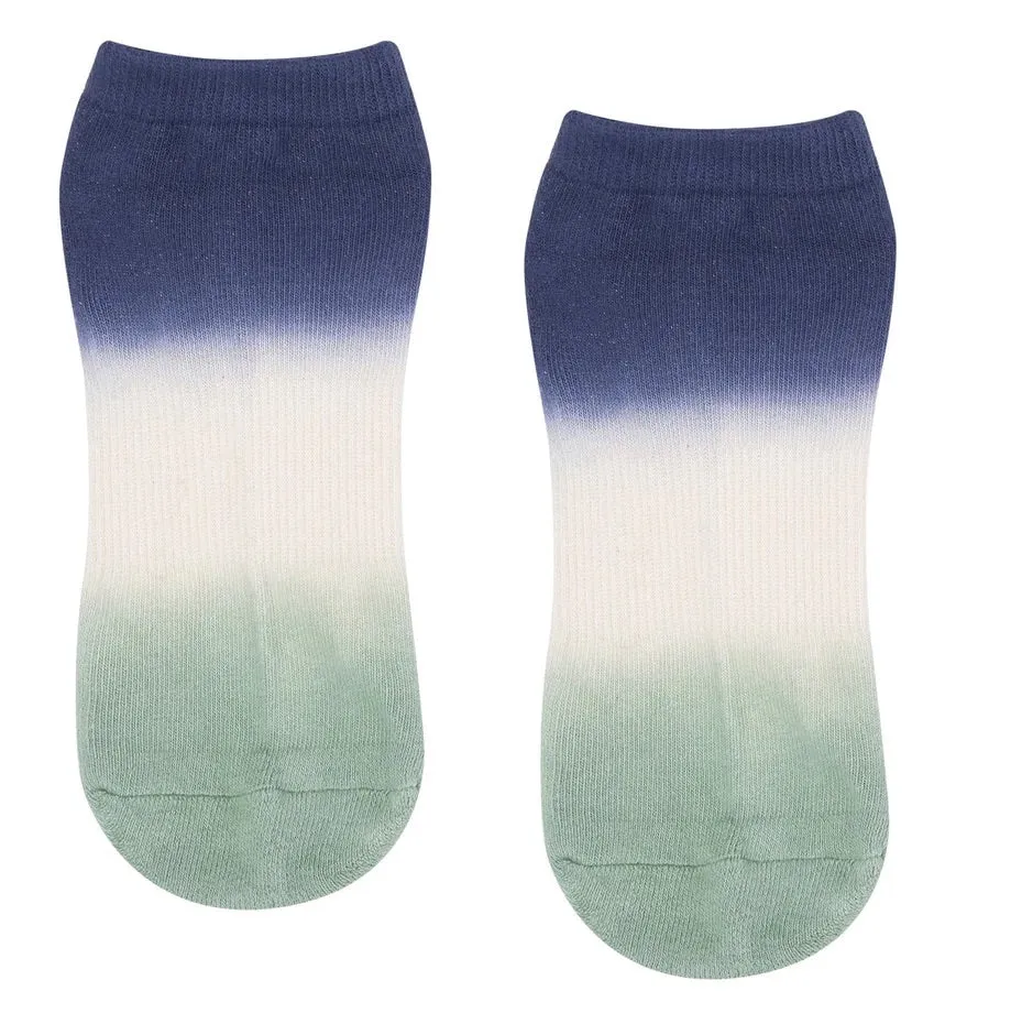 Classic Low Rise Grip Socks - Ombre Tie-Dye (Barre / Pilates)