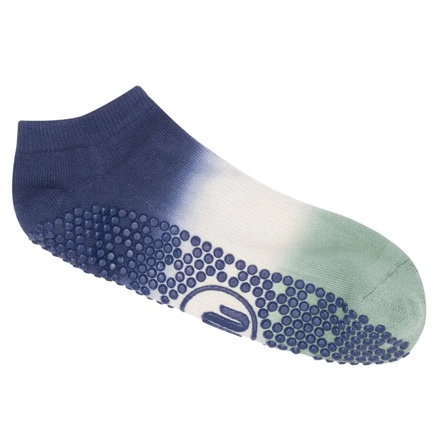 Classic Low Rise Grip Socks - Ombre Tie-Dye (Barre / Pilates)