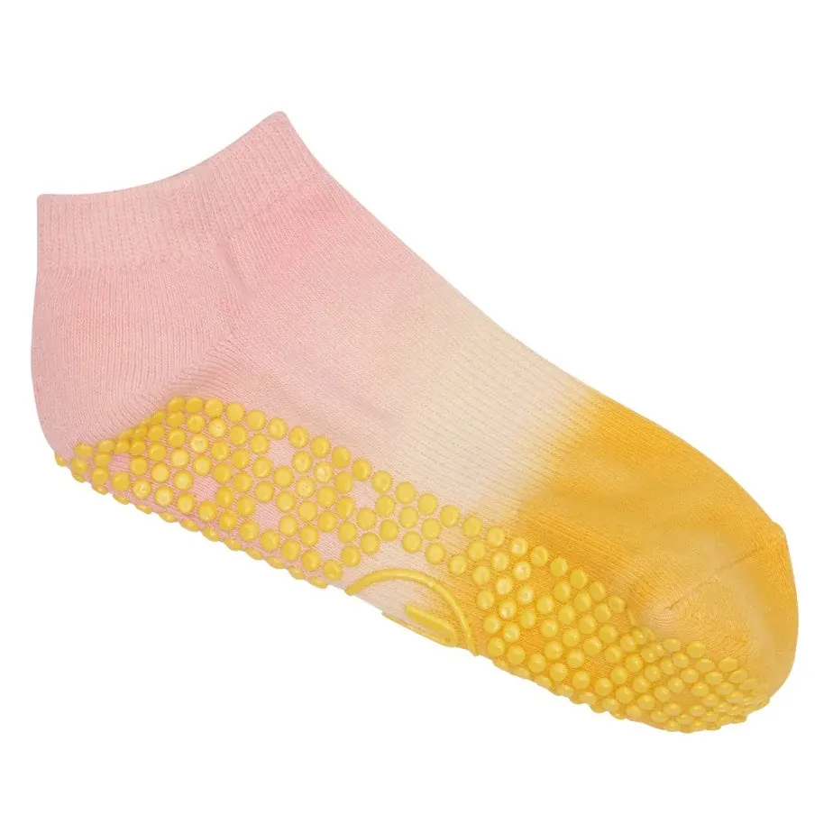 Classic Low Rise Grip Socks - Ombre Tie-Dye (Barre / Pilates)