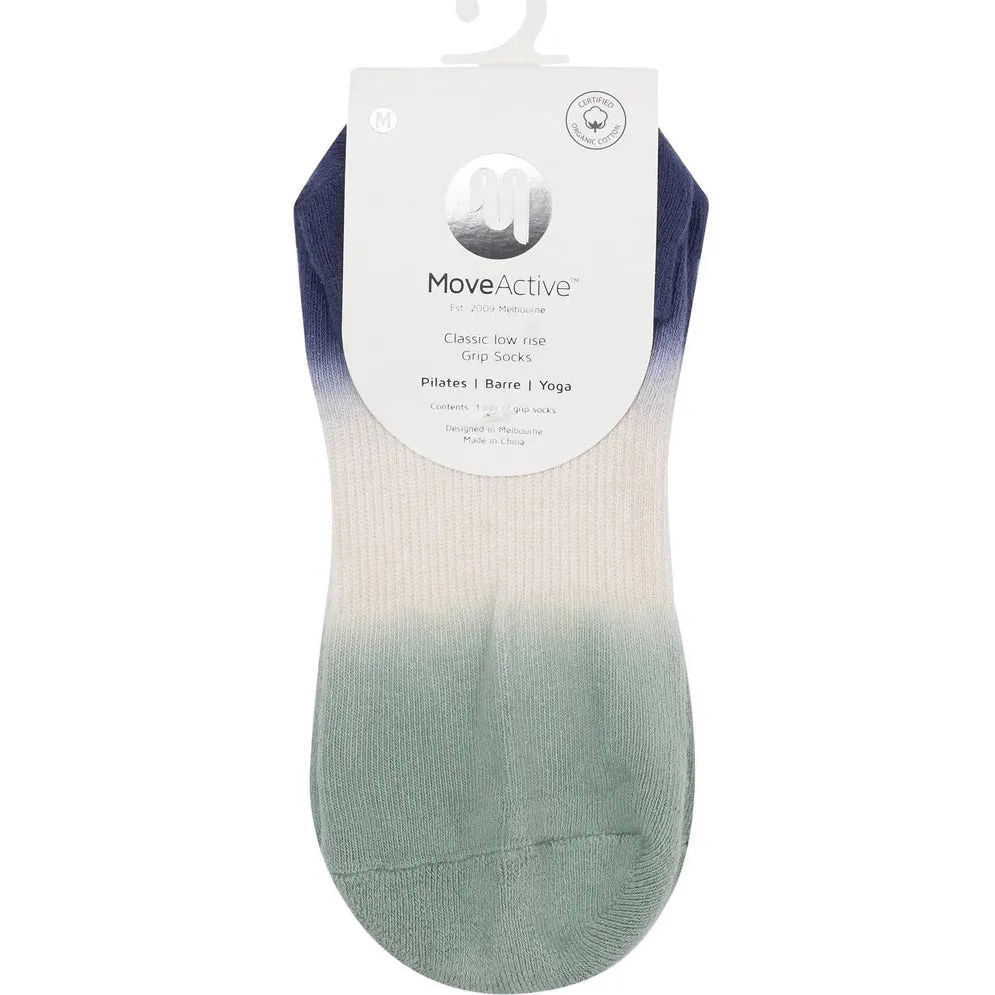 Classic Low Rise Grip Socks - Ombre Tie-Dye (Barre / Pilates)