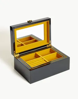 Claws Out Lacquered Jewellery Box | Black Lacquer