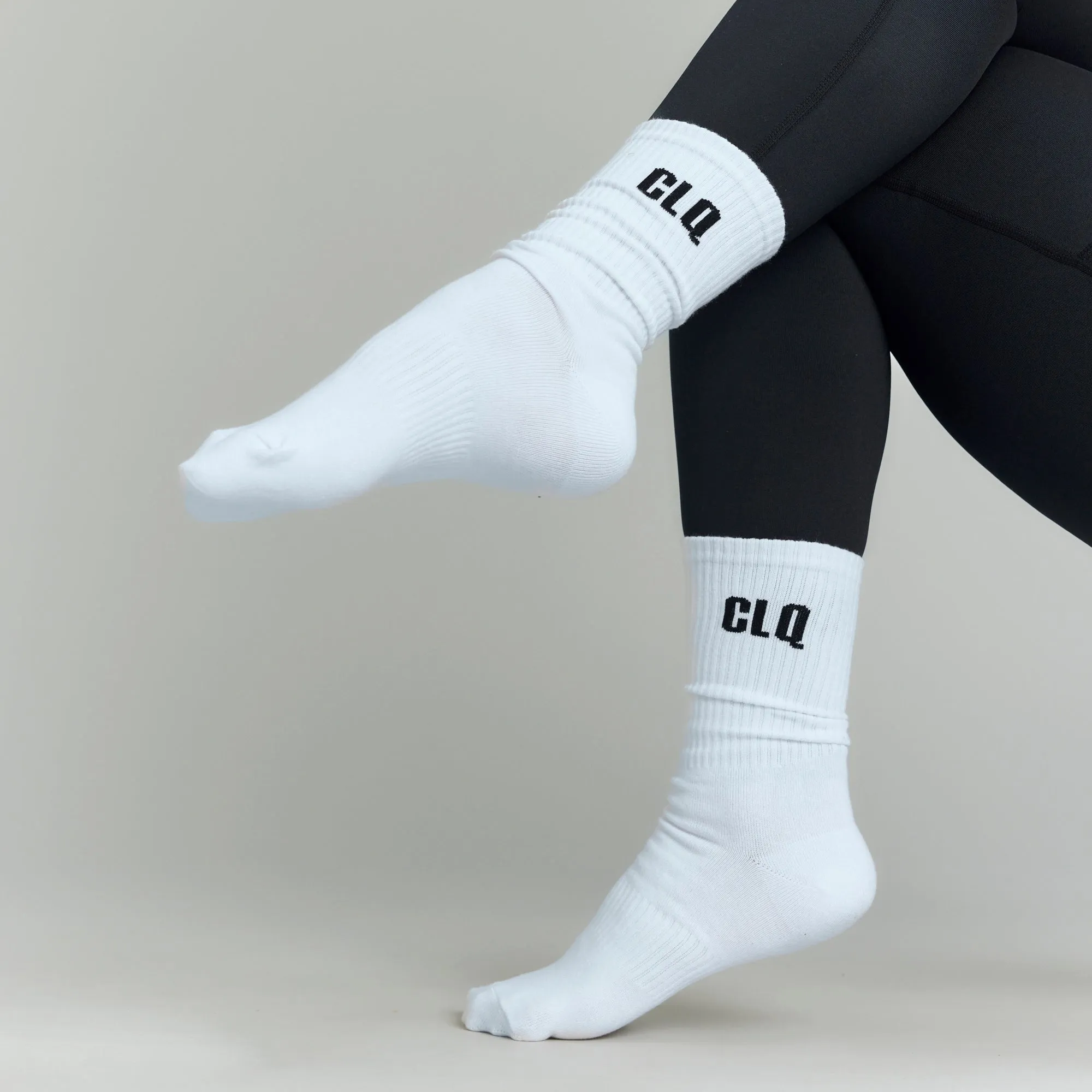 CLQ Tube socks - White