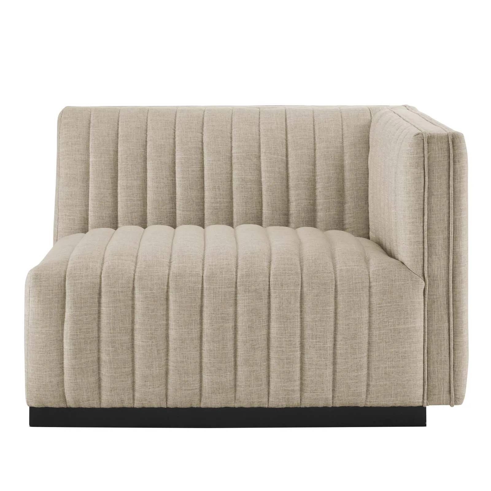 Conjure Channel Tufted Upholstered Fabric Loveseat by Modway