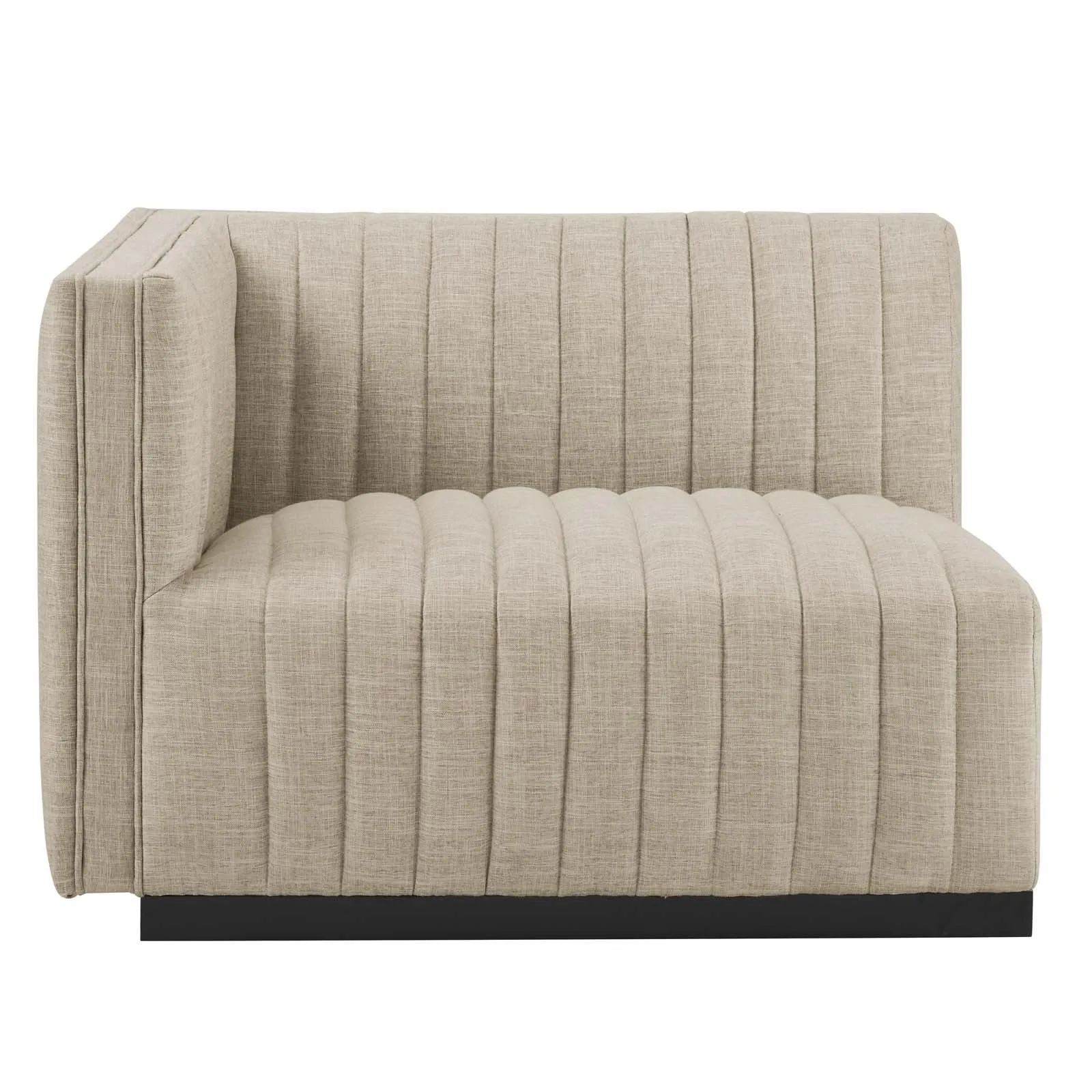 Conjure Channel Tufted Upholstered Fabric Loveseat by Modway