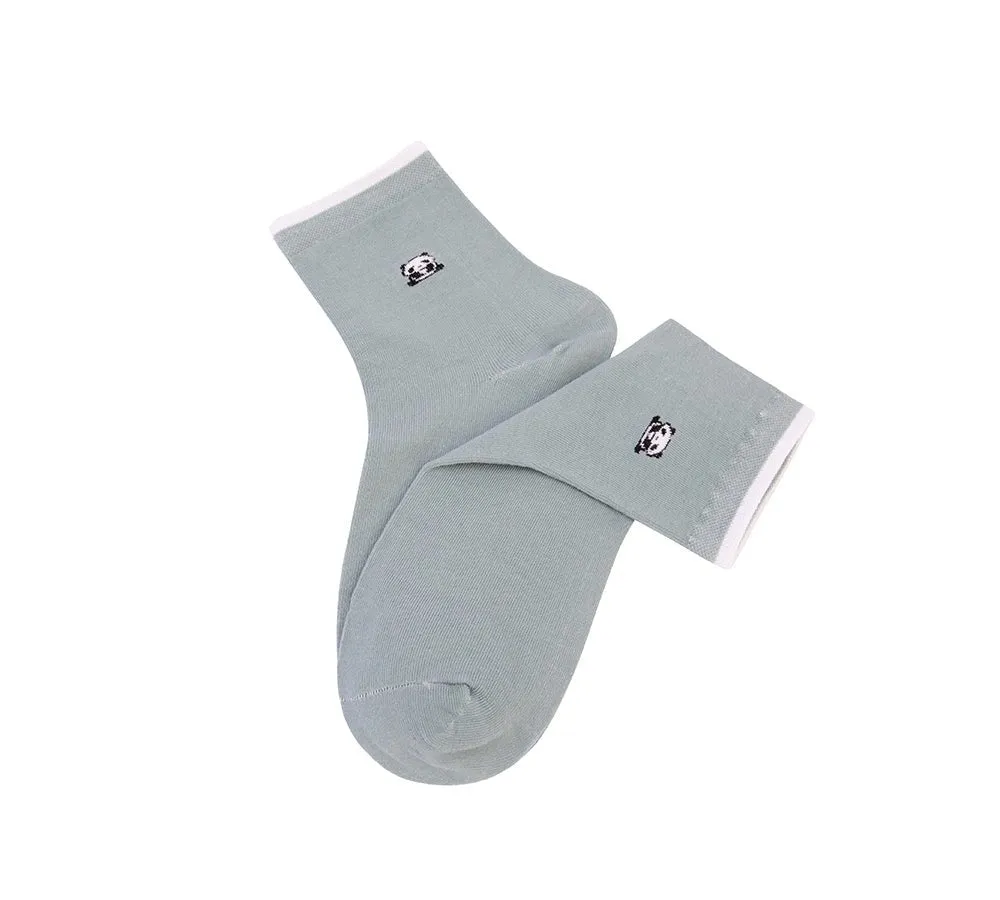 Cotton Quarter Crew Socks One Pair