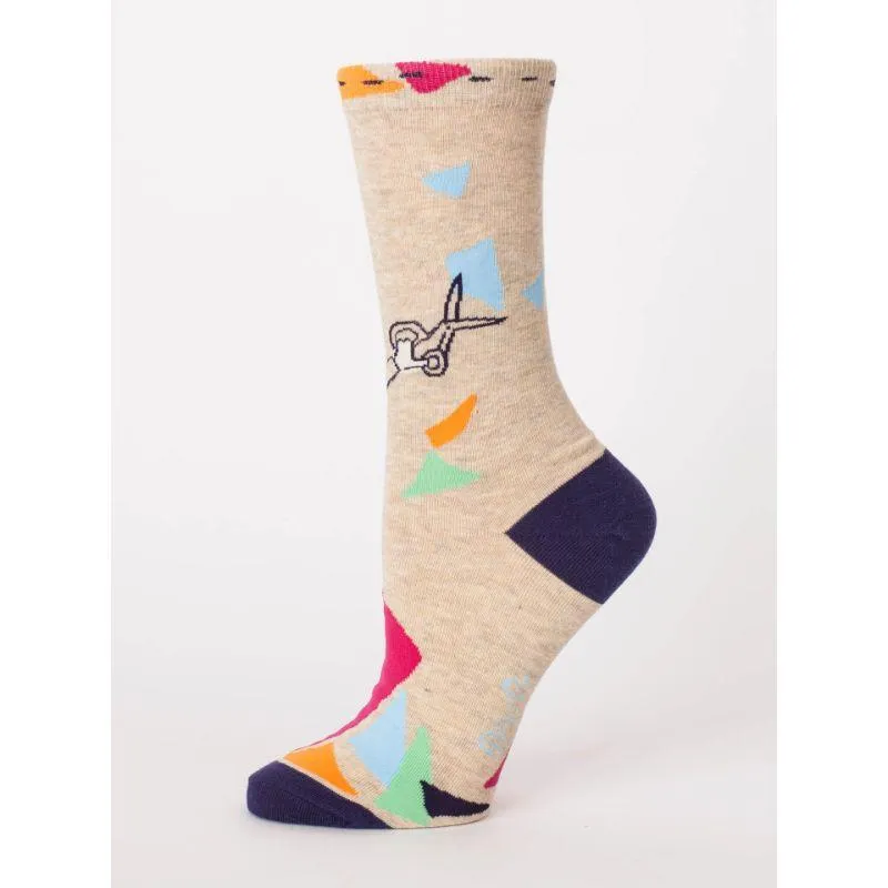 Crafty Bitch Socks Women's Crew Sock